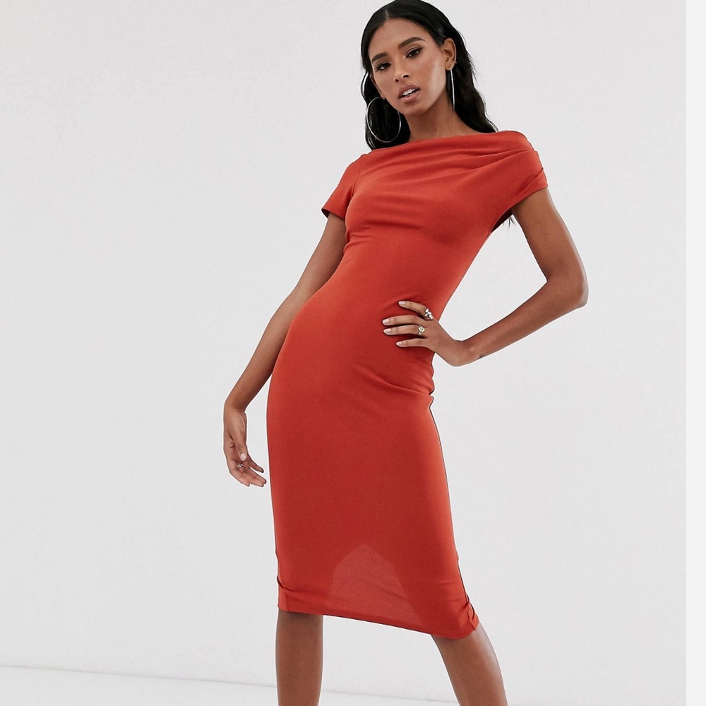 ASOS Off Shoulder Pencil midi dress NWOT
